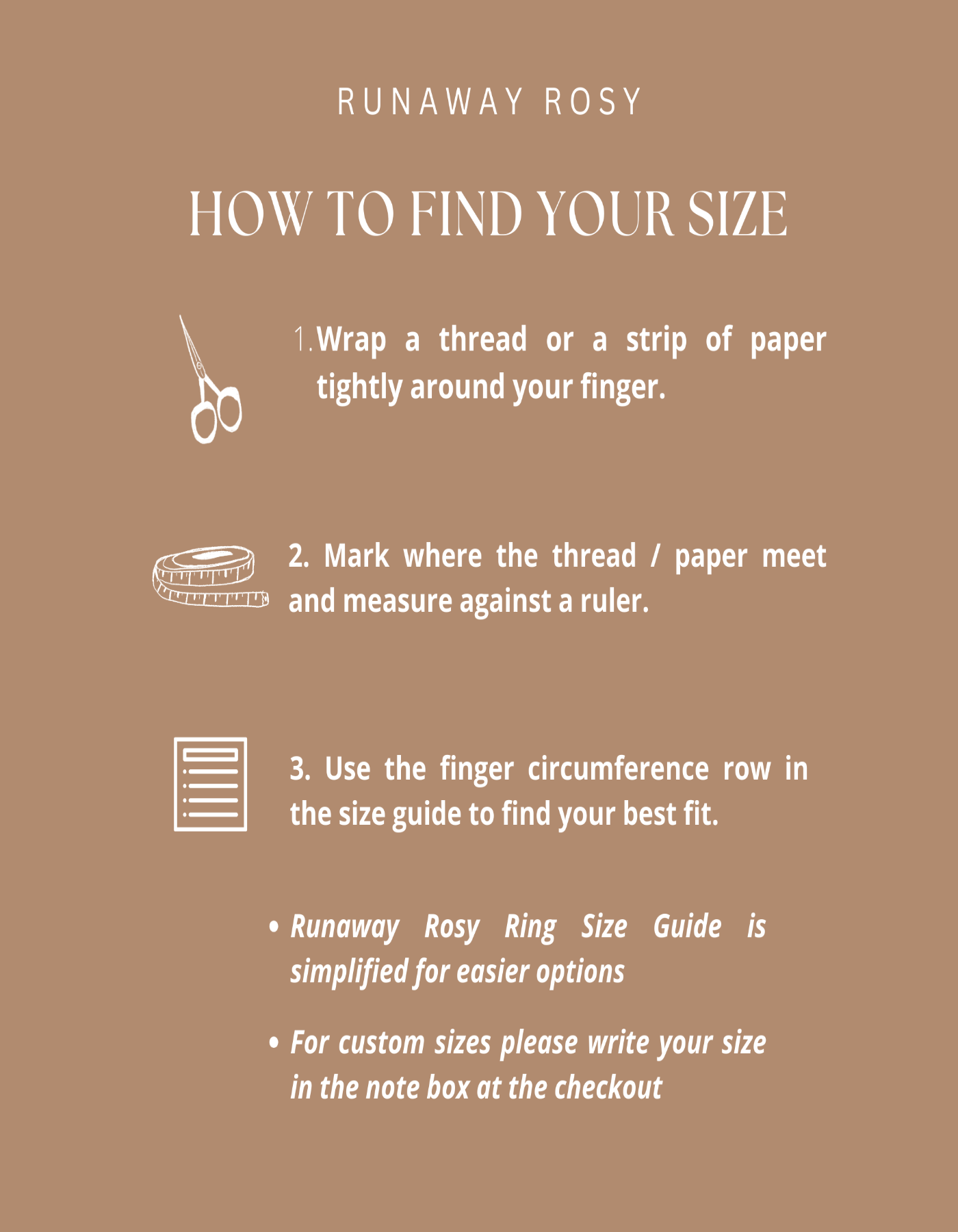 ring size guide chart