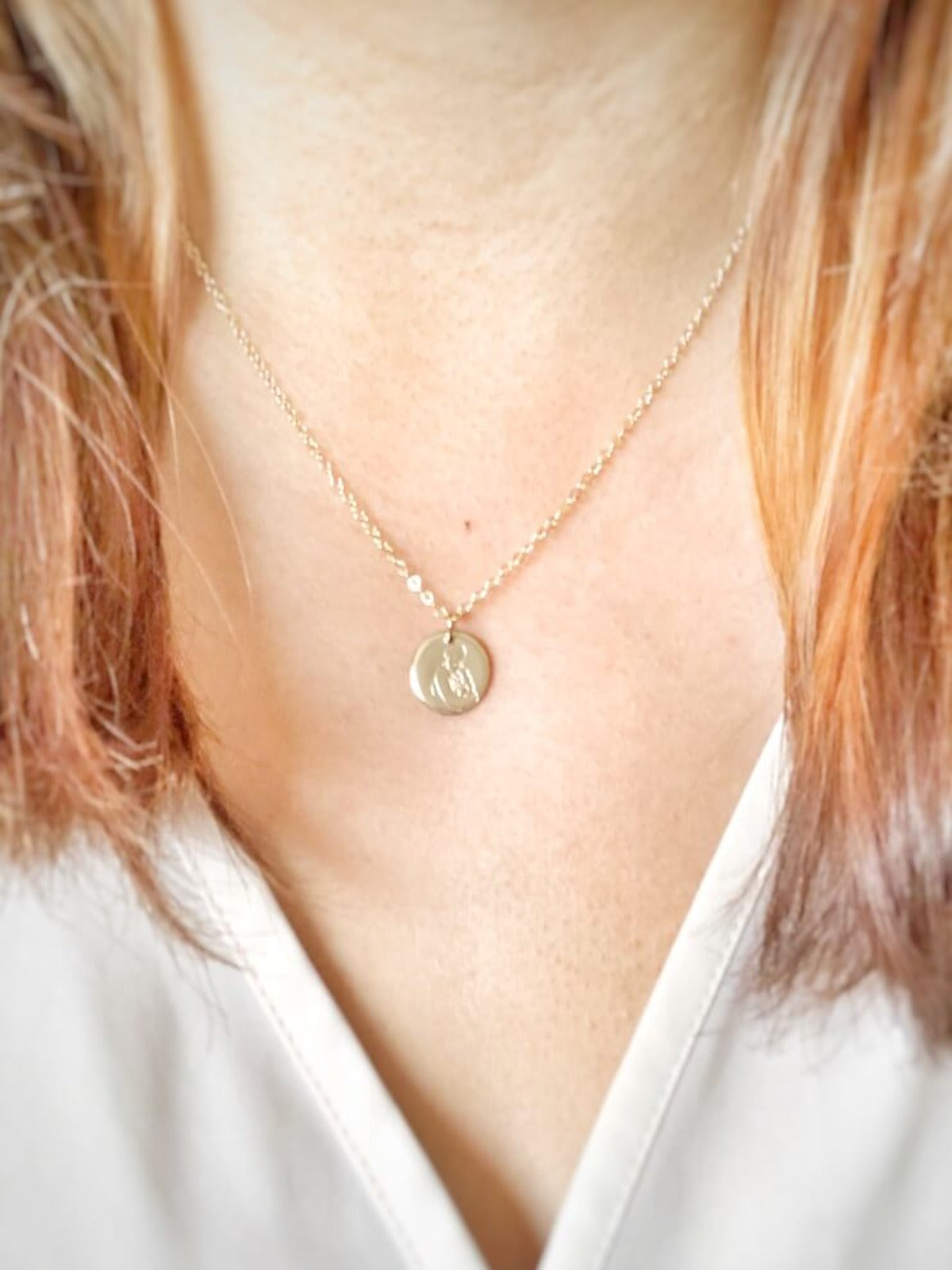 Embrace - Petite Disc Necklace